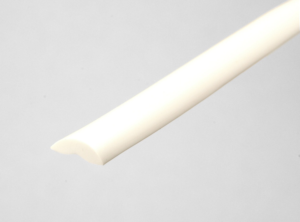 White Screw Cover Strip Herzim Trim - 11.3mm Wide
