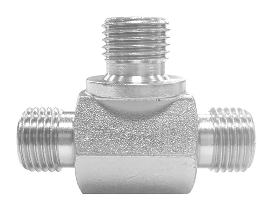 BURNETT & HILLMAN Tee &#45; BSPP Male 60&#176; Cone