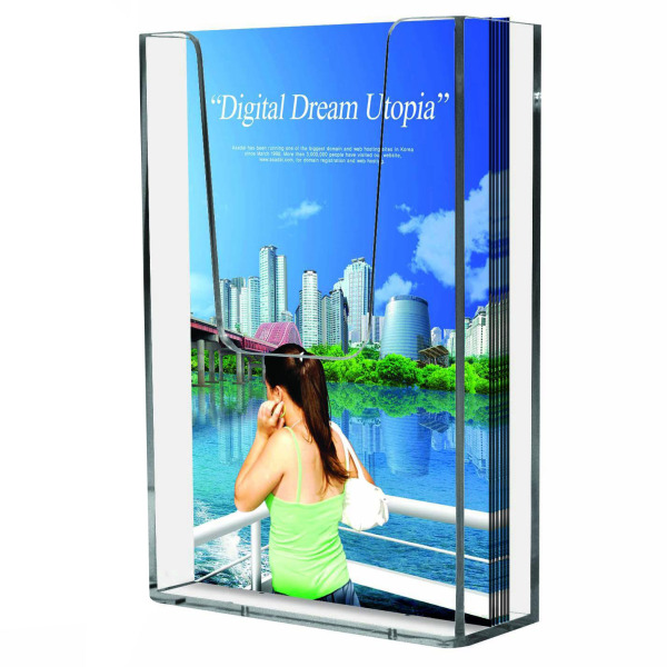 Wall Mounted Perspex Brochure Holder
