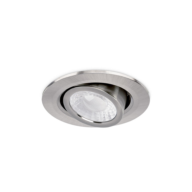 JCC X50 Tilt Fire-Rated Multi-Wattage CCT Downlight Brushed Nickel