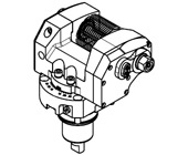 Radial geared-up 1:3 driven tool