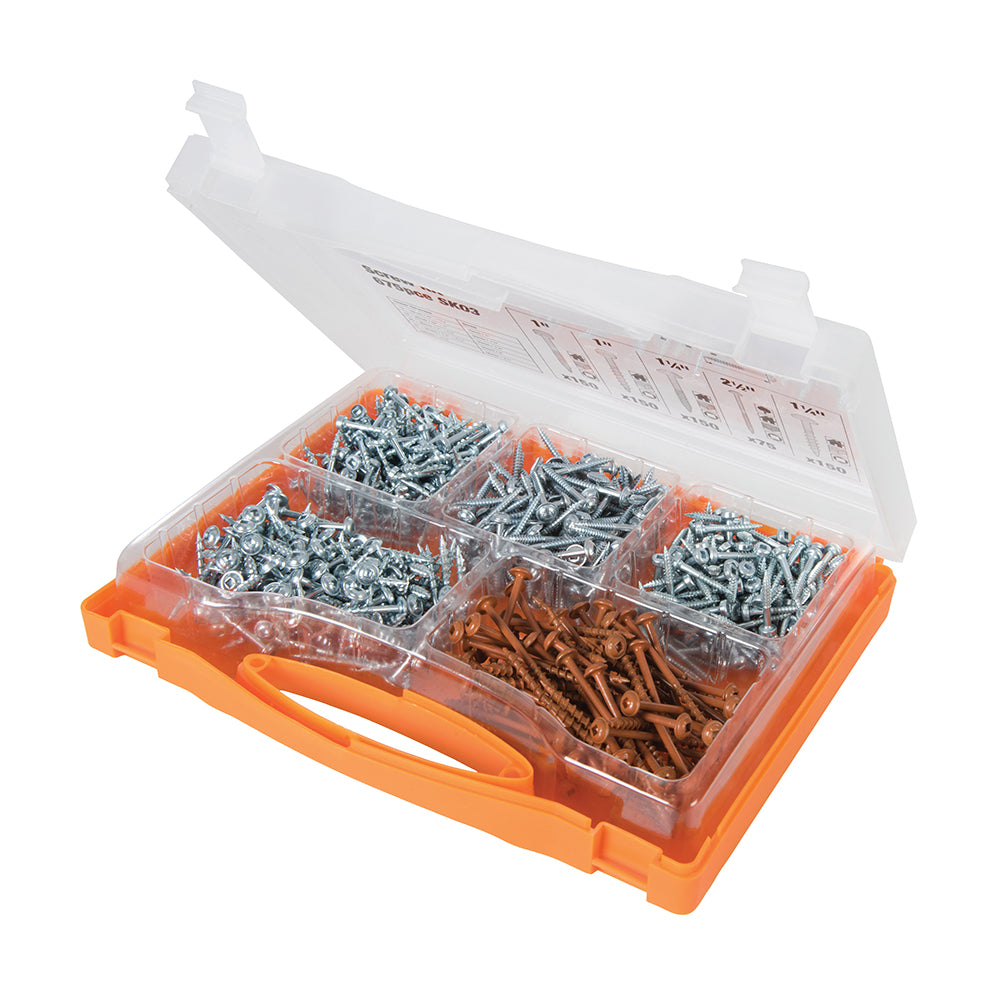 Triton SK03 Pocket-Hole Screw Kit 675pce