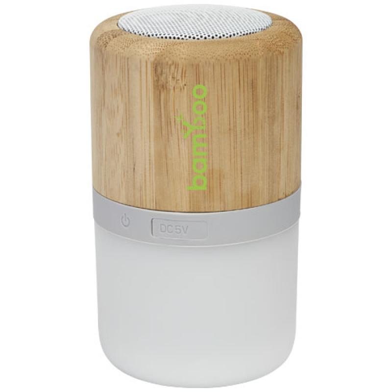 Aurea bamboo Bluetooth&#174; speaker with light