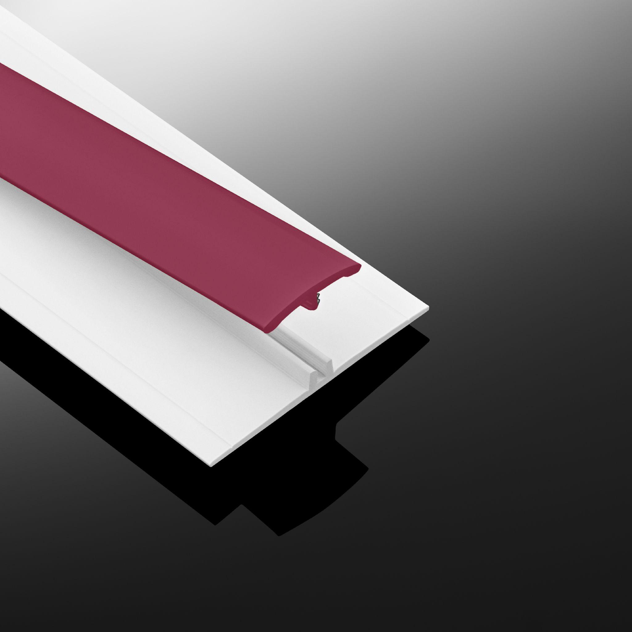 Fuchsia Gloss Wall Cladding Two Part H-Section