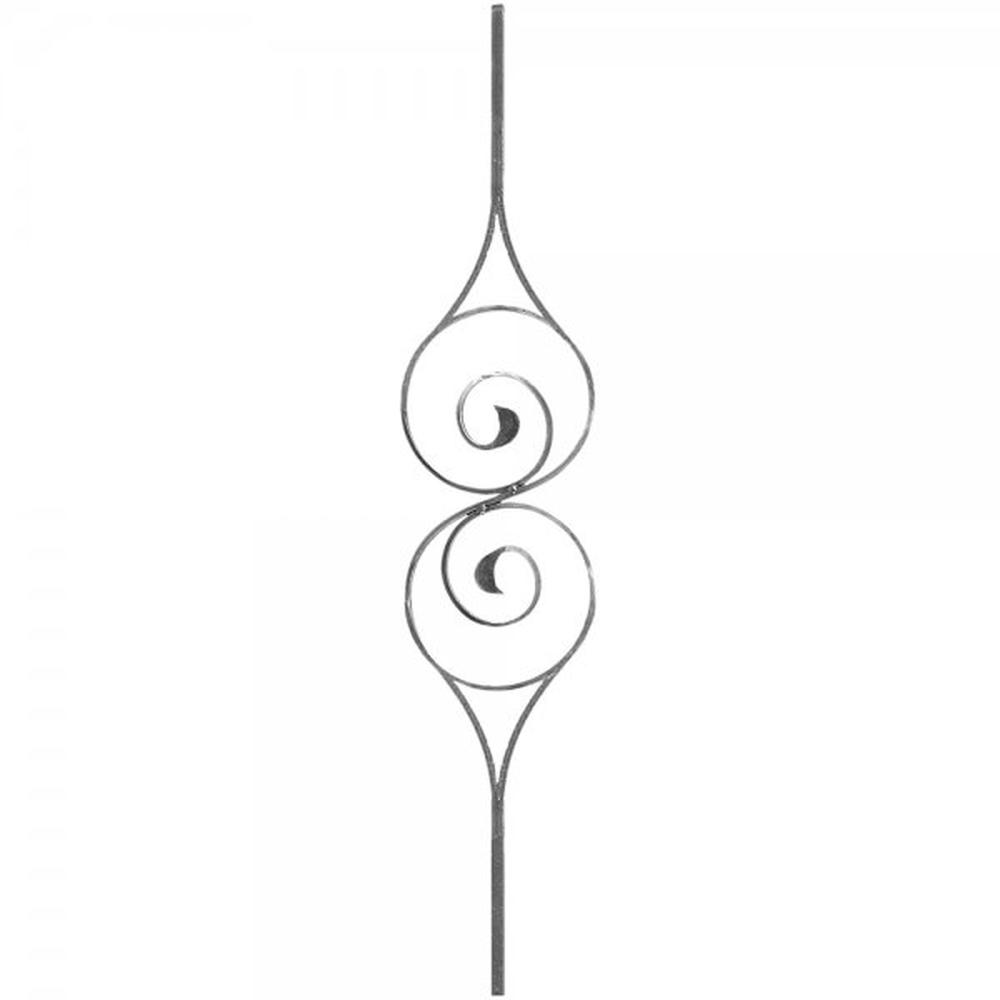 Plain Square Bar Baluster in 12mm 