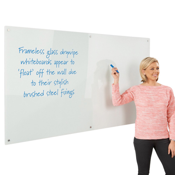 Magnetic Glass Write-On Whiteboard