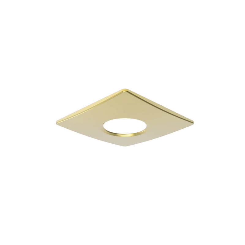 Kosnic Square Brass Bezel for Fire-Rated PIR Sensor