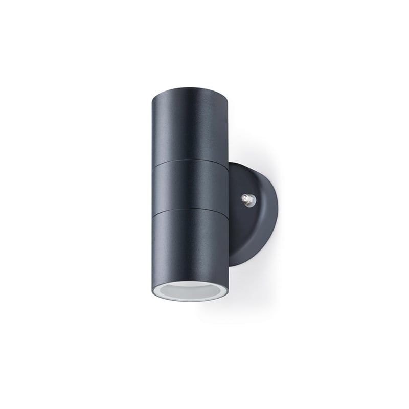 JCC Twin GU10 Downward Wall Light Anthracite