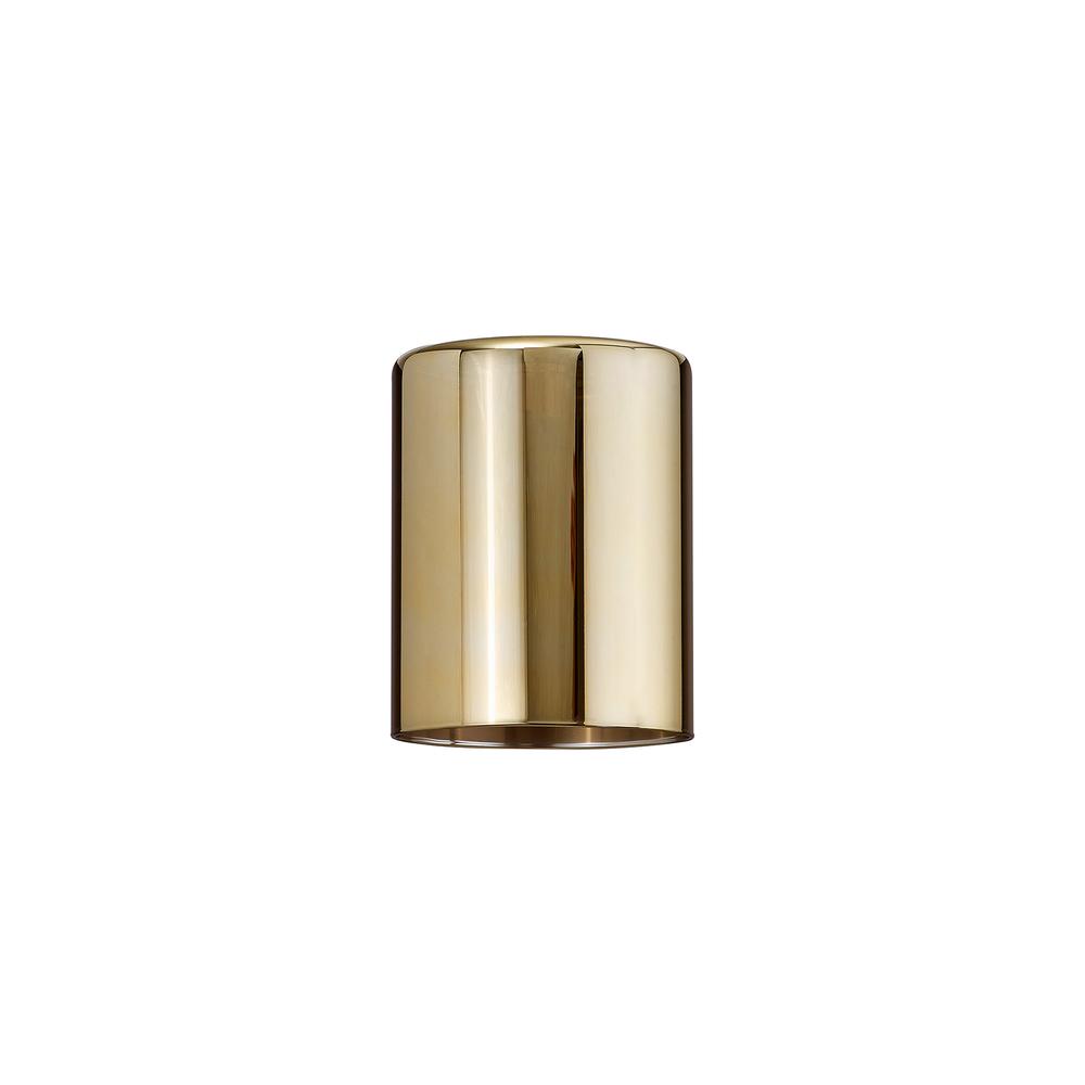 Luxuria Apex 120x150mm Medium Cylinder (A) Gold Glass Shade