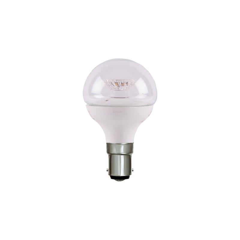 Bell Clear Round Dimmable LED Ball Bulb 2.1W B15 2700K