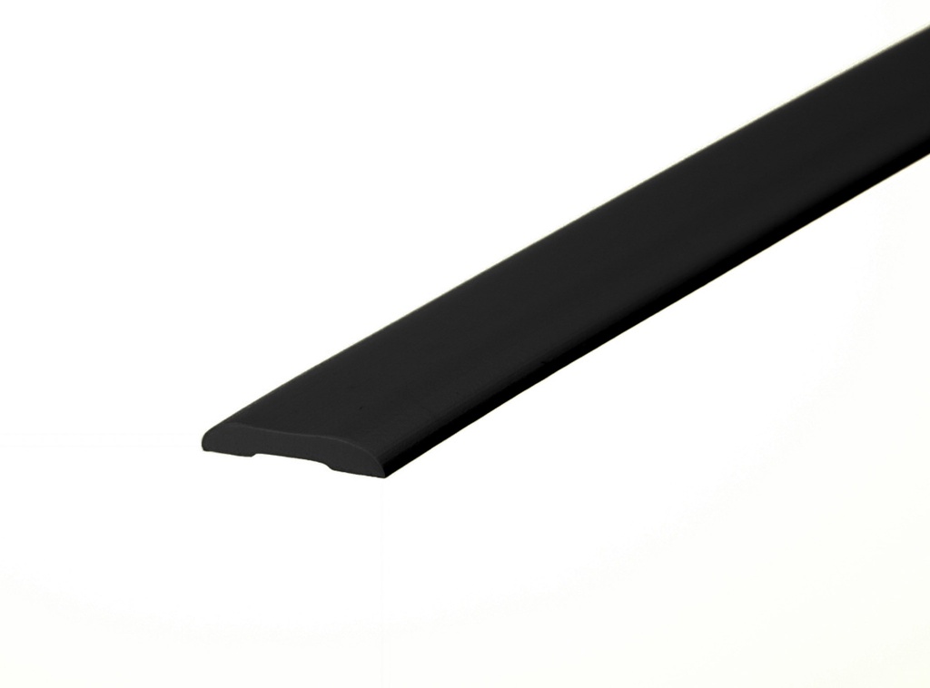 Black Screw Cover Strip Herzim Trim - 14.9mm Wide
