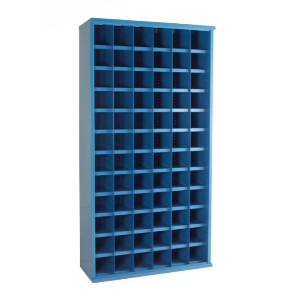 Steel Pigeonhole Cabinet 72 Compartments (6x12) - 253mm