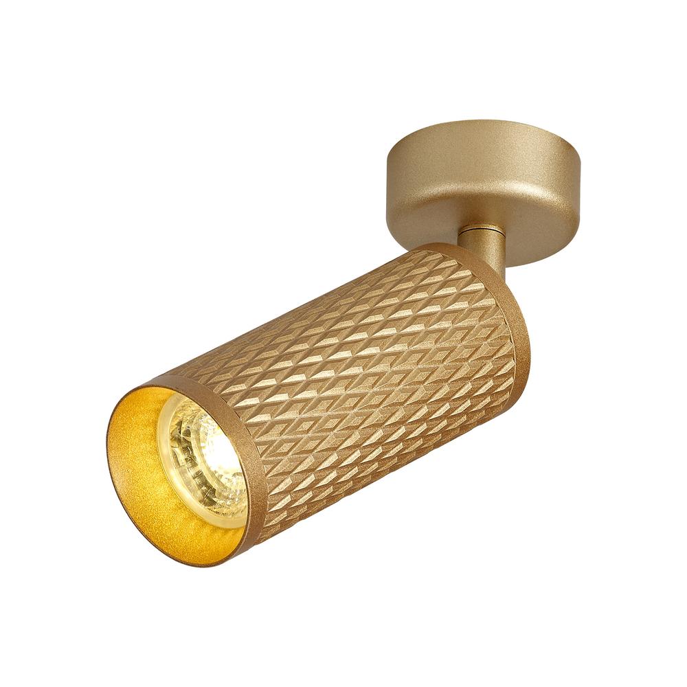 Luxuria * Swirl 6.5cm Adjustable Surface Mounted Ceiling/Wall Spot Light 1xGU10 Champagne Gold