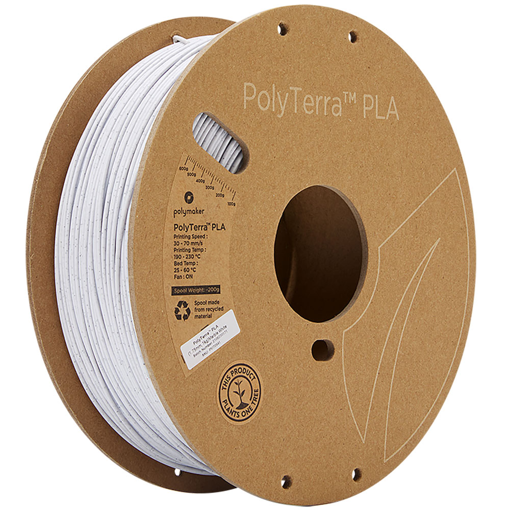 PolyTerra PLA Marble White 1.75mm 1Kg