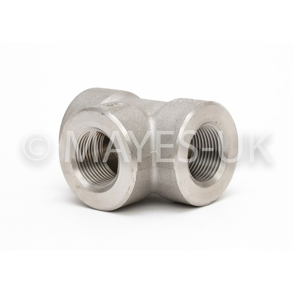 1/2" 3000 (3M) BSPP           
Equal Tee
A182 316/316L Stainless Steel
Dimensions to ASME B16.11