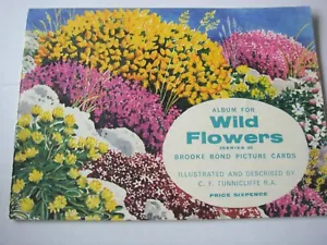 Rare Brooke Bond Wild Flowers 2Nd Series Album Cover Only* 1959 Rare