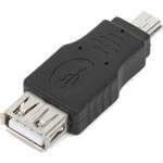 USB Mini-B Plug to Type-A Female Adapter