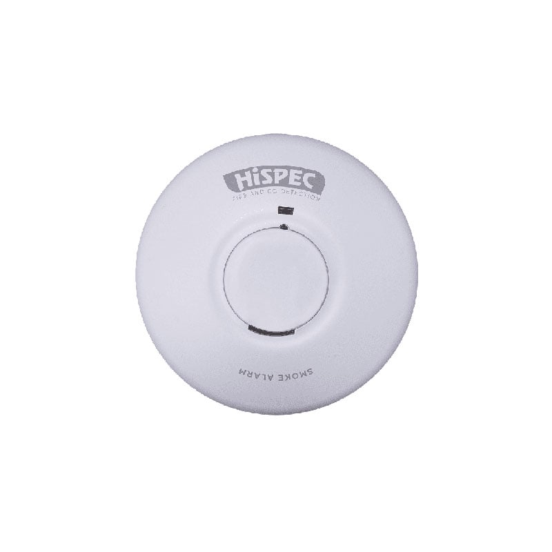 Hispec Smoke Detector Mains Interconnectable