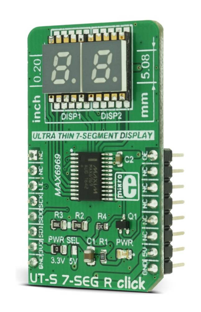 UT-S 7-Seg R Click Board