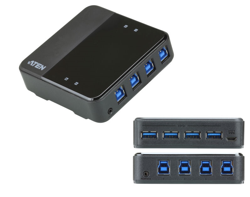 US434-AT 4 port USB 3.0 Peripheral Sharing Switch