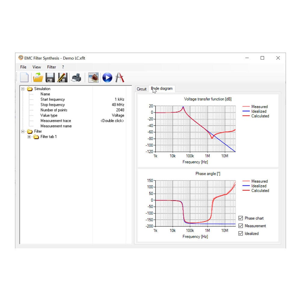 Negal EFSyn EMC Filter Synthesis Application