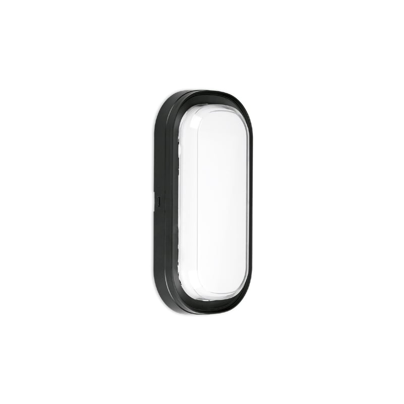 Aurora Enlite 15W CCT Switchable Oval LED Bulkhead Black