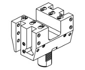 Slotting driven tool H&#61;66mm 25mm Stroke