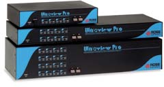 Rose UPC-4UB UltraView Pro KVM switch 4-port for PCs with OSD, (C Chassis, expandable)