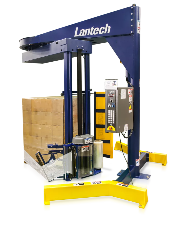 High Quality LantechSemi-Automatic Stretch WrapperRotary ArmS300 For The Confectionery Industry
