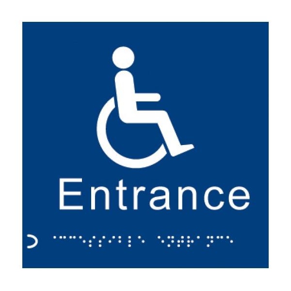 Braille - Disabled Entrance