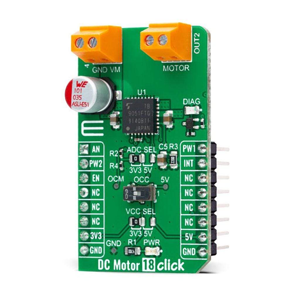 DC Motor 18 Click Board