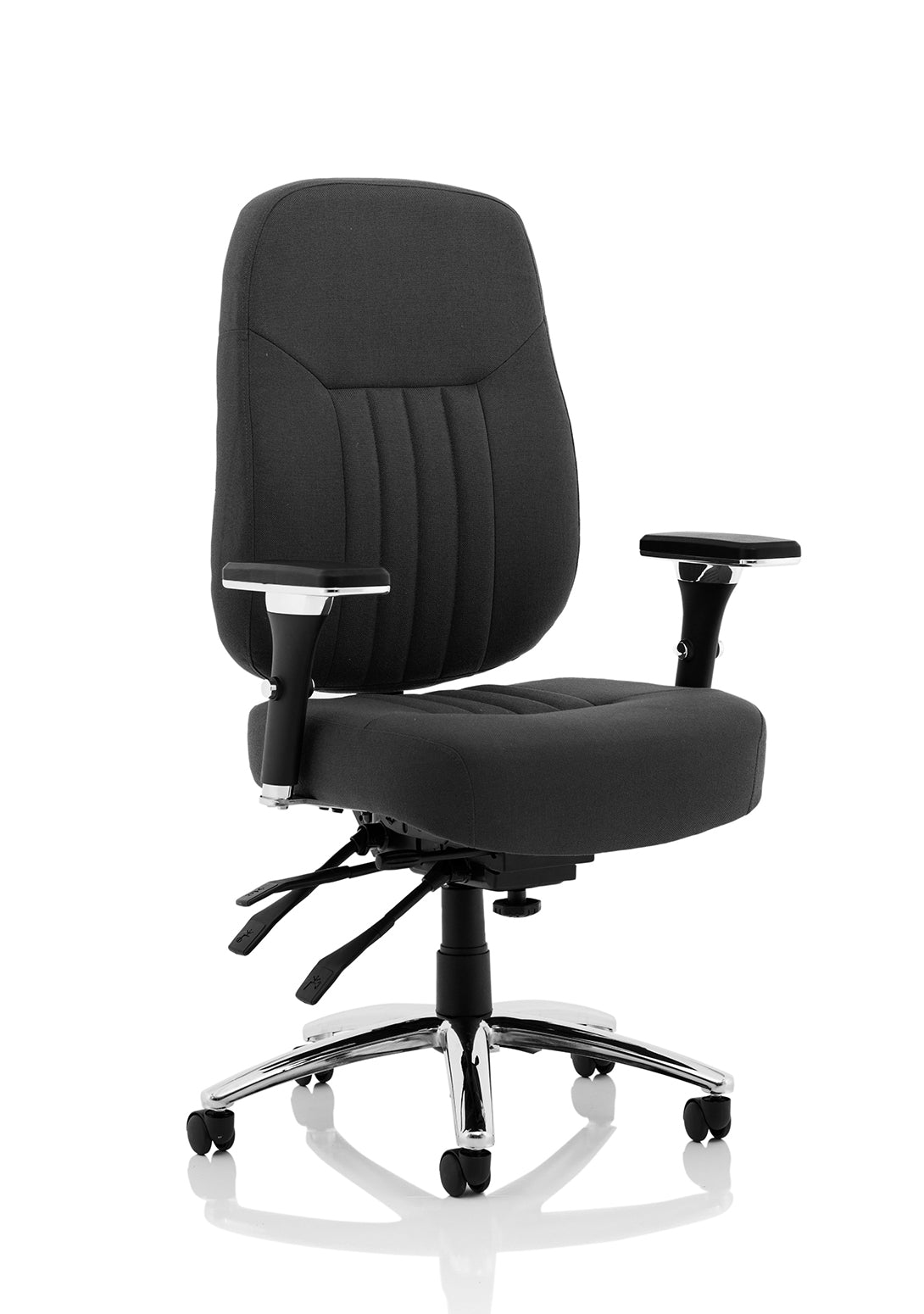 Suppliers Of Barcelona Deluxe High Back Task Operator Office Chair with Arms UK