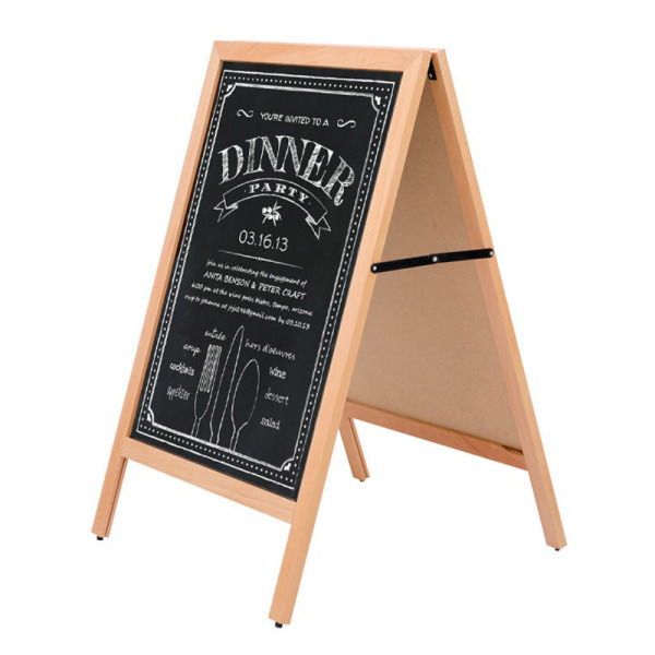 Indoor Wooden Chalk A Board