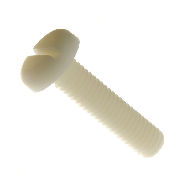 M5x50 Slot Pan Head Nylon 6.6 Machine Screw