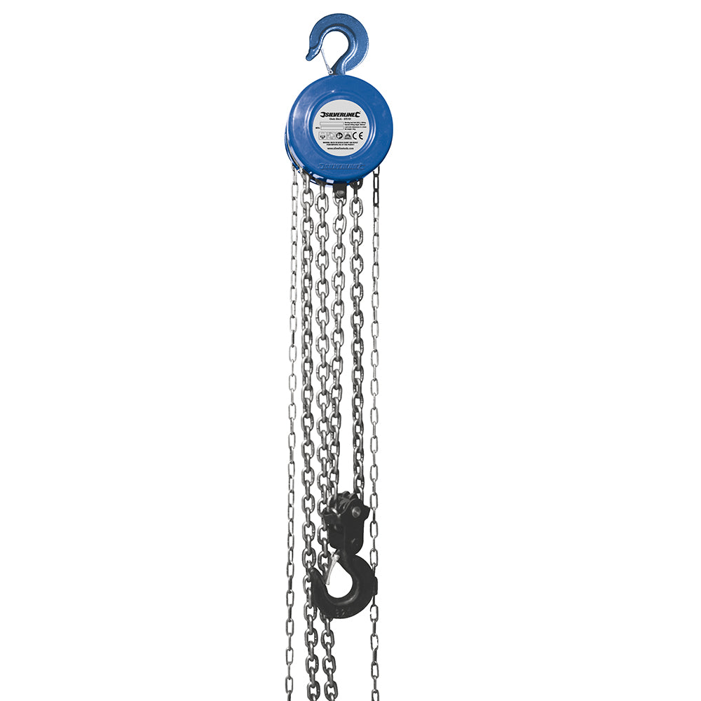 Silverline 675191 Chain Block 3000kg / 3m Lift Height
