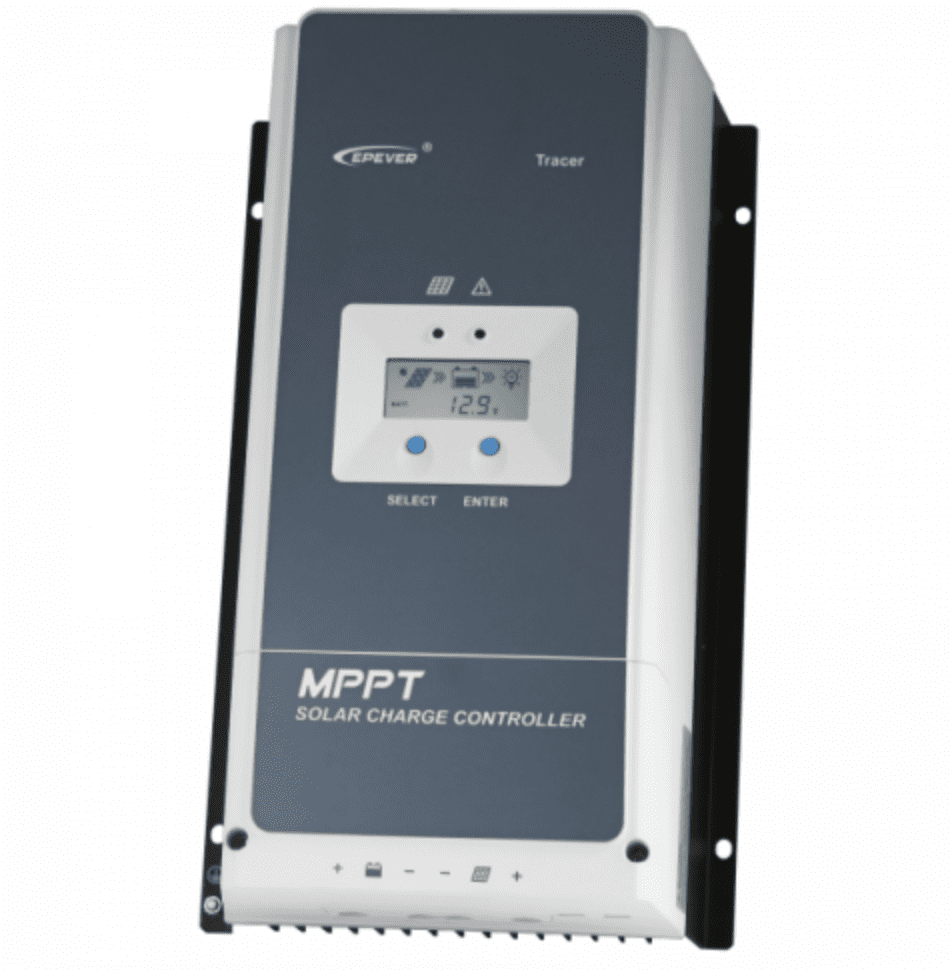 high efficiency 100a mppt solar charge controller for solar panels up to 1250w (12v) / 2500w (24v)/ 3750w (36v) / 5000w (48v) up to 200v