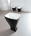 Lulu Black Freestanding Basin (13E)