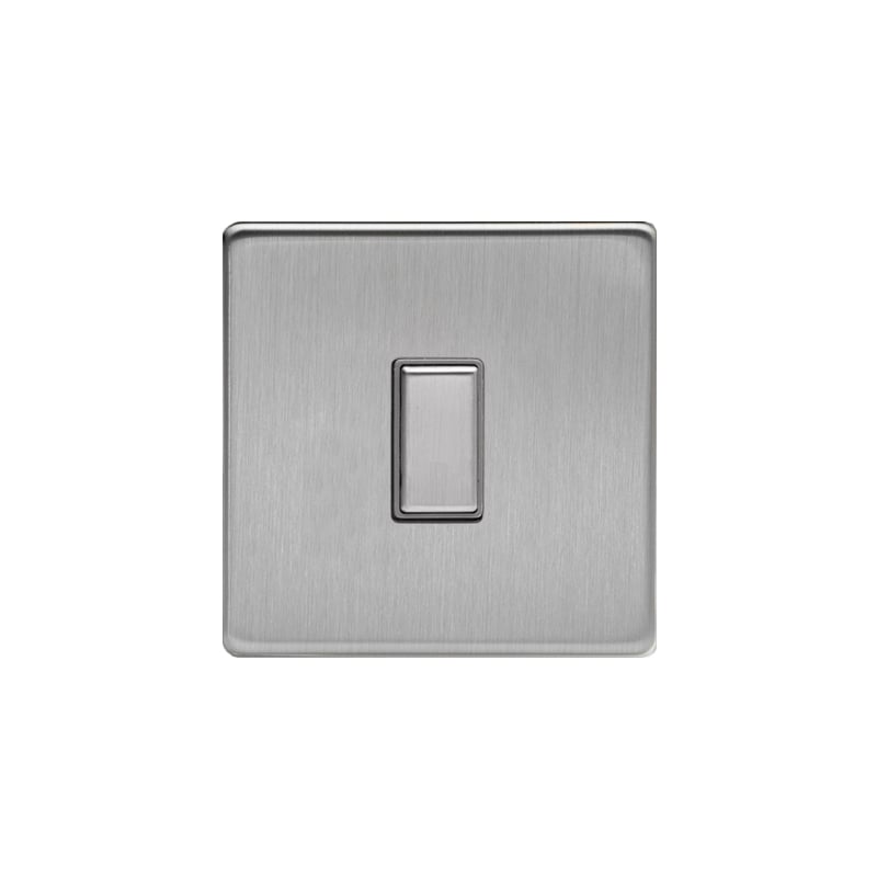 Varilight 1G Multi Point Slave Dimmer Switch Brushed Steel