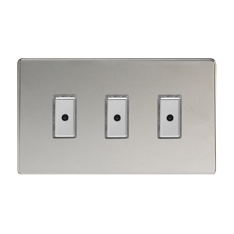 Varilight 3G Multi Point Touch Dimmer Switch Chrome