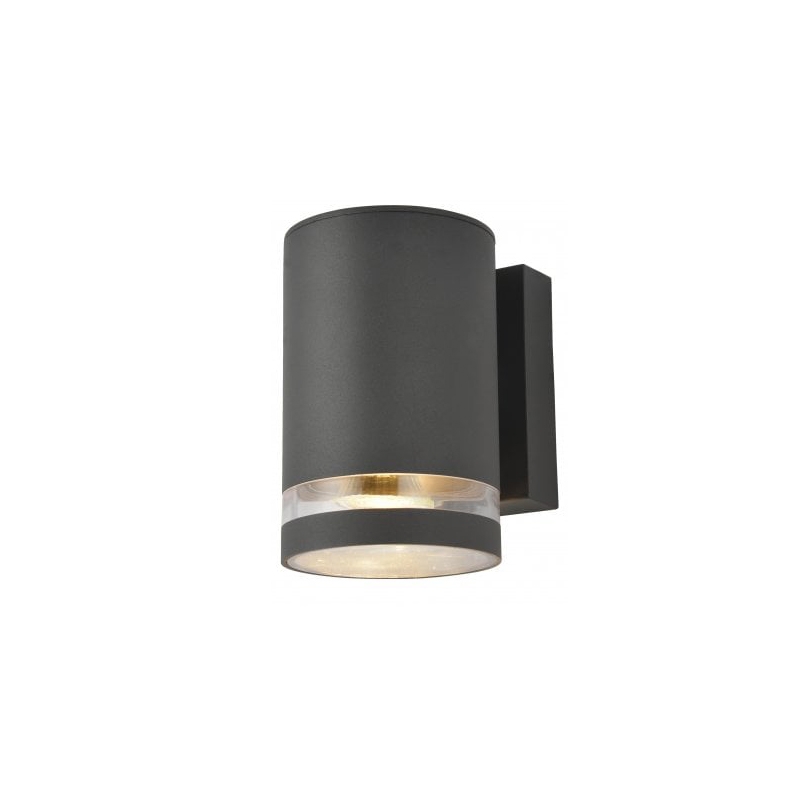 Forum Lens Up/Down GU10 Wall Light Anthracite