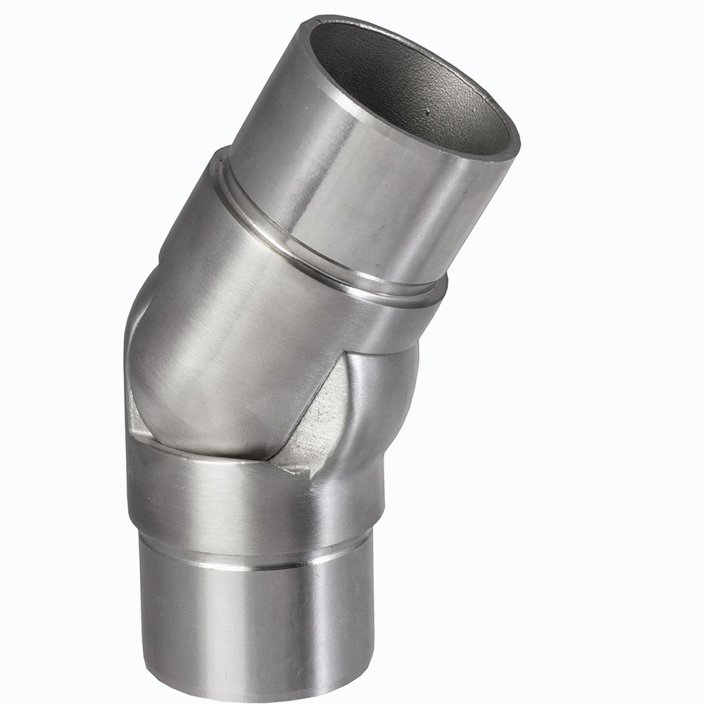 Adjustable Elbow - Smooth To Touch 42.4mm Fix - for 0 to 70 degrees