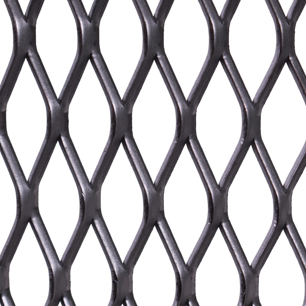 2440 x 1220 x 1.6mm Thick Expanded Metal Mesh - Mild Steel Pattern 1294