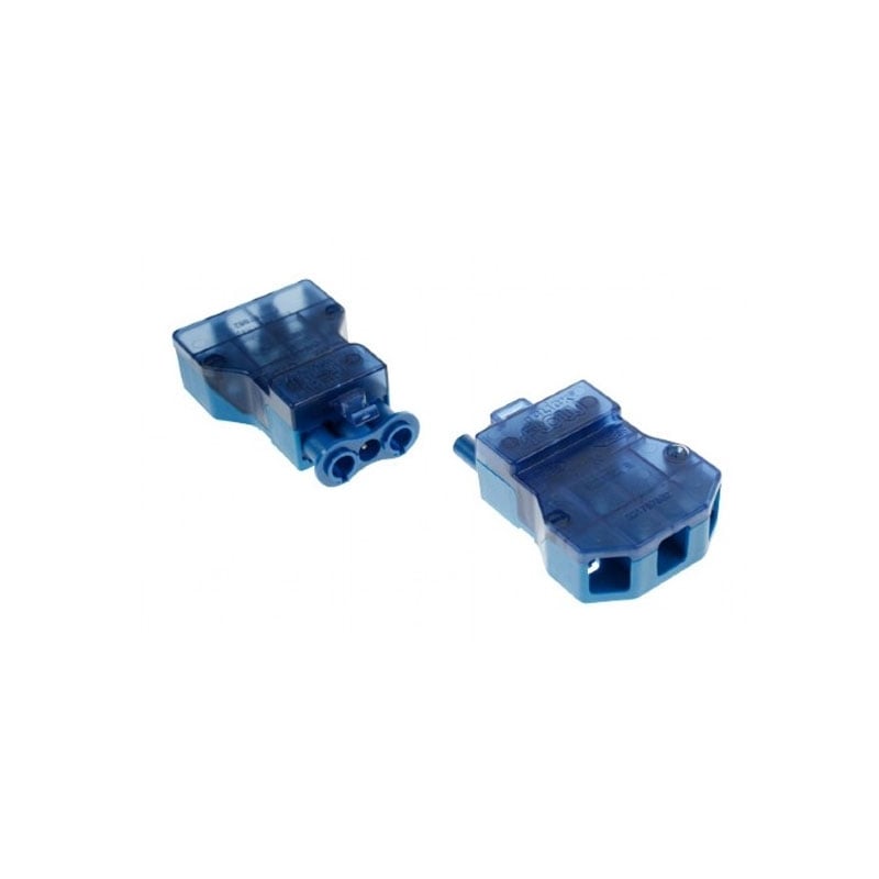 Click Flow Connector 3 Pin Fast-Fit Cord Grip 20A