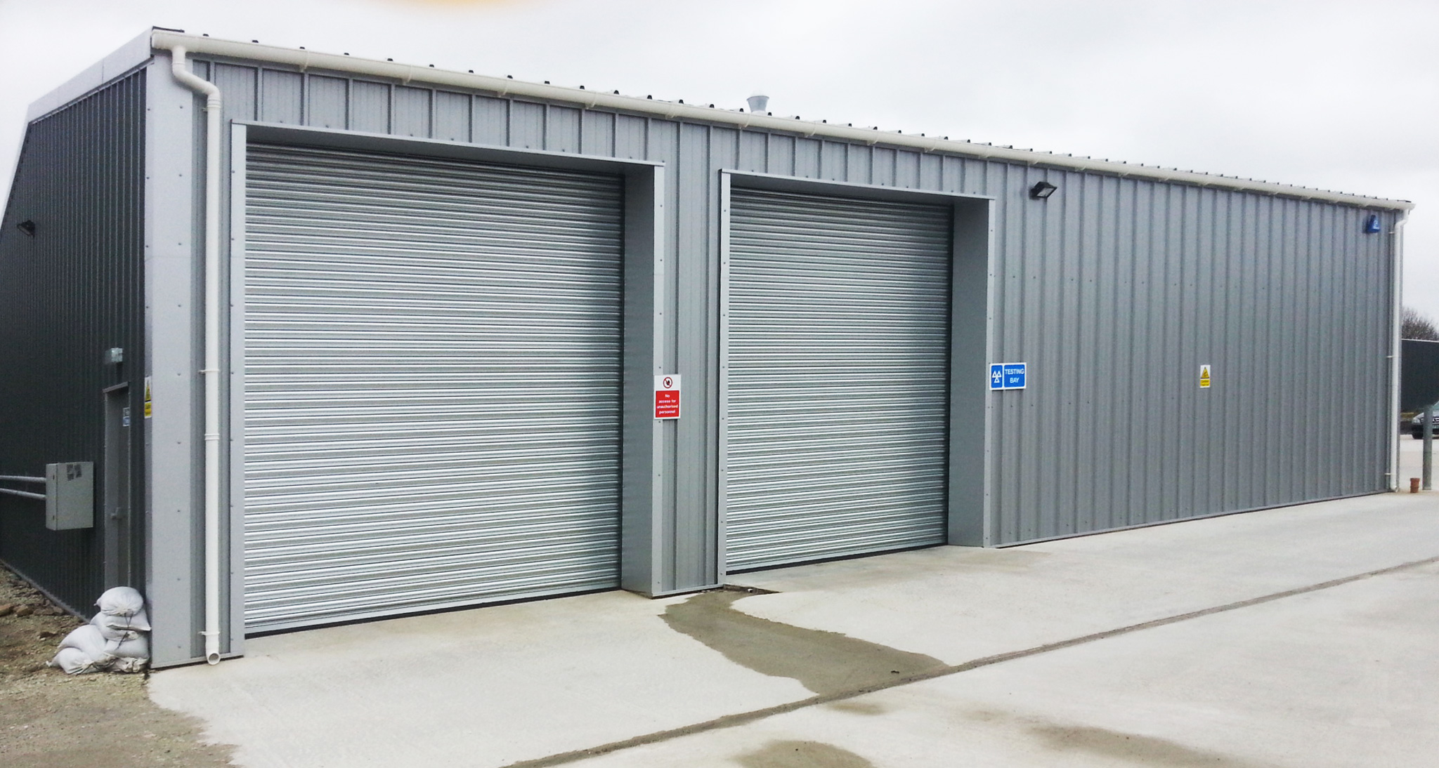 Installation of Commercial Steel Portal Frame Buildings