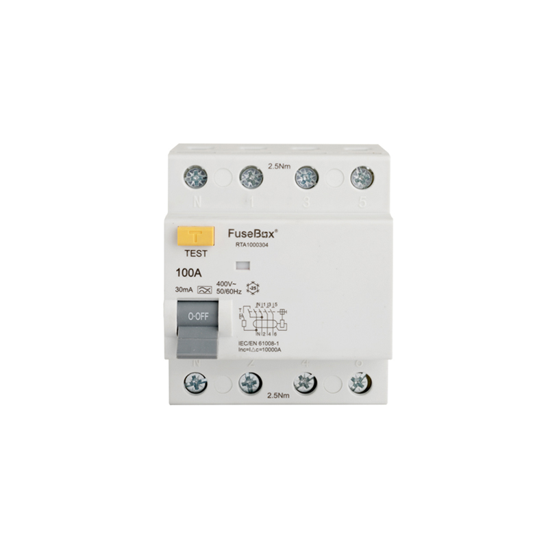 FuseBox 4 Pole Type A RCD 100A 30mA