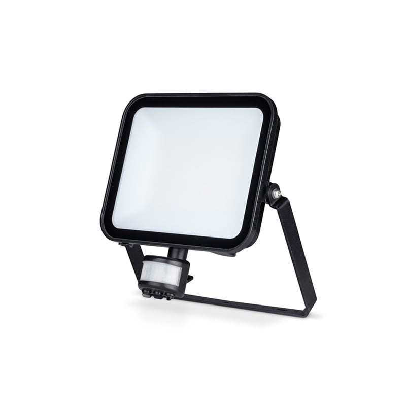 JCC Niteflood LED Floodlight with PIR 50W IP65 4000K Black