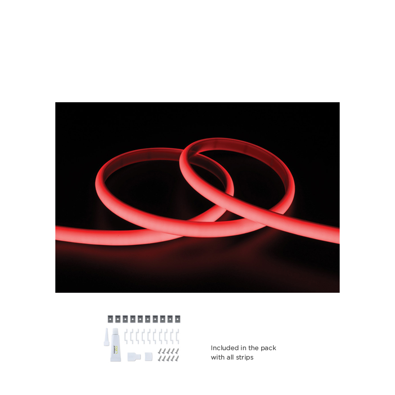 Integral Spotless Neon Flex 5 Metre LED Strip Red 18W Per Metre