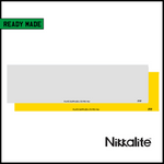 Ready Made Short 18 1/2 Inch Number Plates - Nikkalite for Car/Motorcycle Dealerships