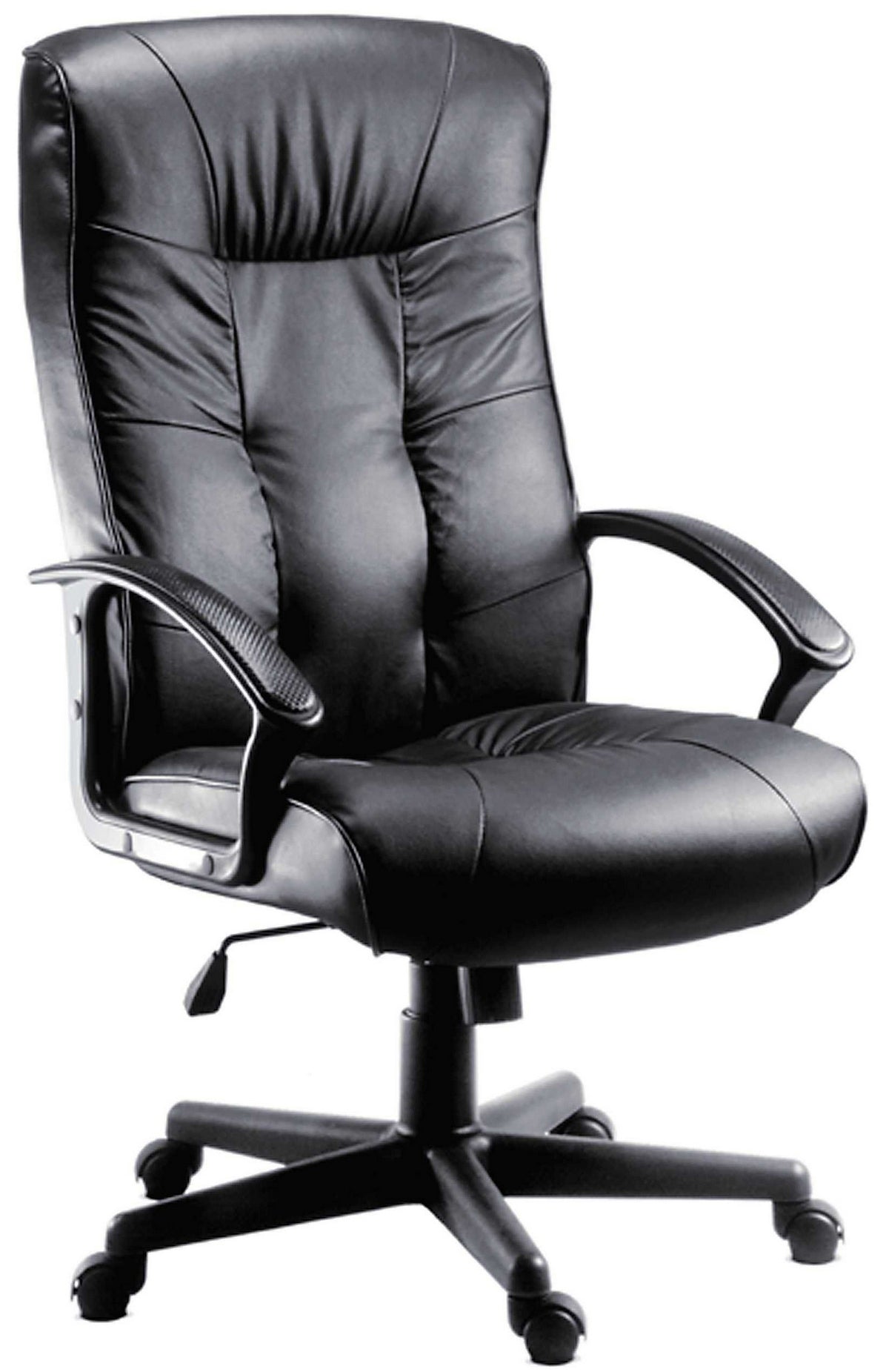 High Back Black Leather Executive Chair - GLOUCESTER UK