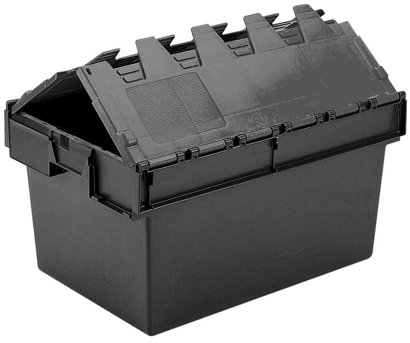 UK Suppliers Of 600x400x250 Blue Lidded Container (43 Ltr) For Commercial Industry